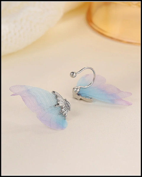 Butterfly Ear Cuff Pair